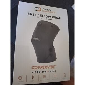 Copper Compression Vibration And Heated Knee Wrap